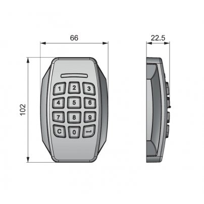 Клавиатура интерфейса доступа Essentra (Mesan) 3416